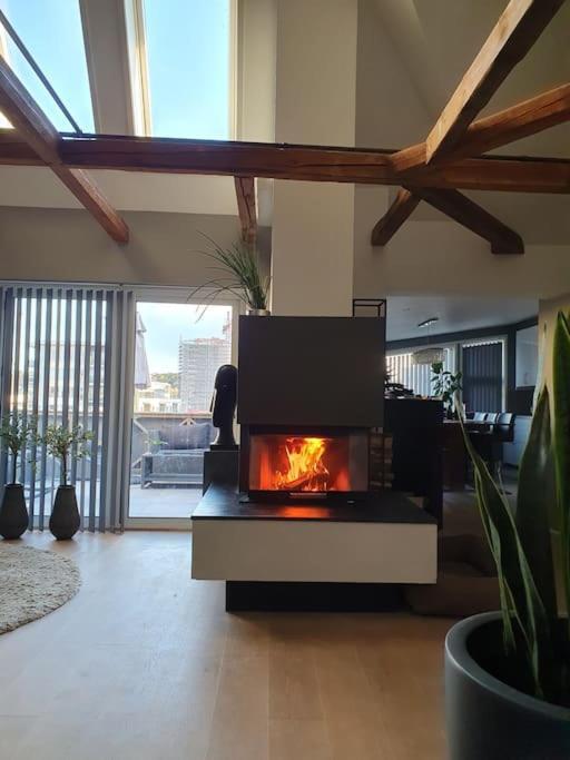 Modern Loftsleilighet Fredrikstad Ngoại thất bức ảnh